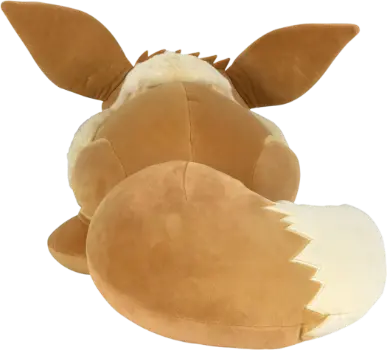 18” Plush Sleeping Eevee - Cuddly - Must Have for Fans - for Traveling, Car Rides, Nap Time, and Play Time Affirma Distributors
