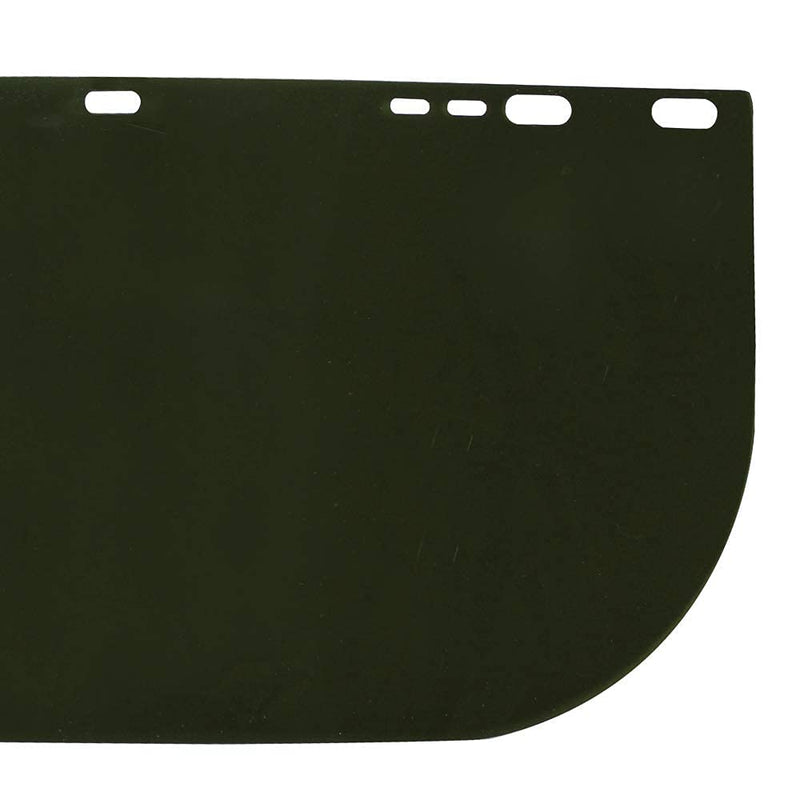 Sellstrom Face Shield Replacement Window for 390 Series Safety Face Shields, Dark Green Tint, Uncoated Acetate, S35020, 8" x 12" x 0.040" SUREWERX