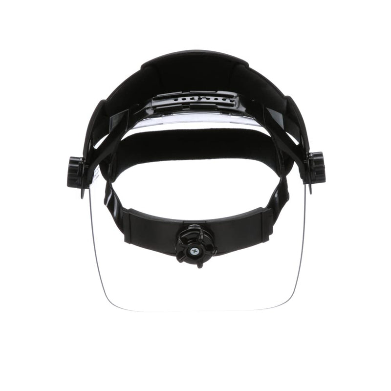 Sellstrom Face Shield - Single Crown Full Safety Mask for Men & Women - Clear Polycarbonate - Ratchet Headgear - S32010 SUREWERX