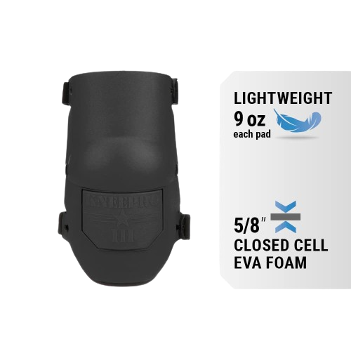 Sellstrom Ultra Flex III KneePro Knee Pads for Construction, Gardening, Flooring - Pro Protection & Comfort for Men & Women (Multiple Colors),Black SUREWERX