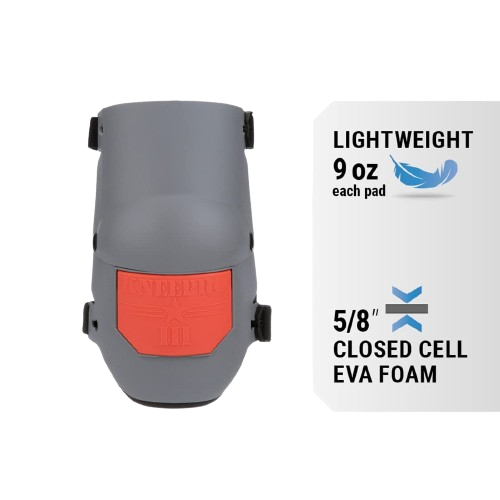 Sellstrom Ultra Flex III KneePro Knee Pads for Construction, Gardening, Flooring - Pro Protection & Comfort for Men & Women (Multiple Colors),Orange/Gray SUREWERX