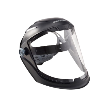MAXVIEW™ Premium Face Shield - Clear Window - 370 Speed Dial™ Ratcheting Head Gear - Anti-Fog Coating Affirma Distributors