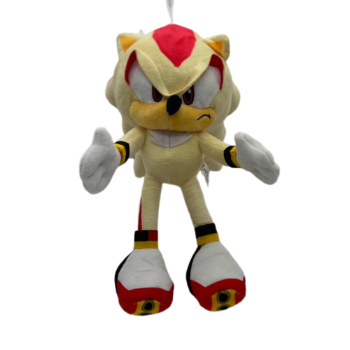 52631 Sonic The Hedgehog Super Shadow Stuffed Plush, 12"