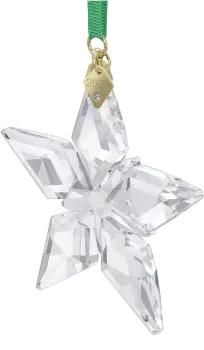 Annual Edition 2023 Ornament - Clear Crystal Star with 97 Facets, Gold-Tone Finished Tag - Part of the Annual Edition Collection Affirma Distributors