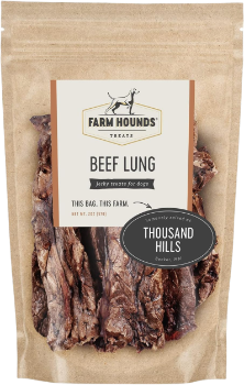 Farm Hounds Beef Lung Jerky Treats for Dogs