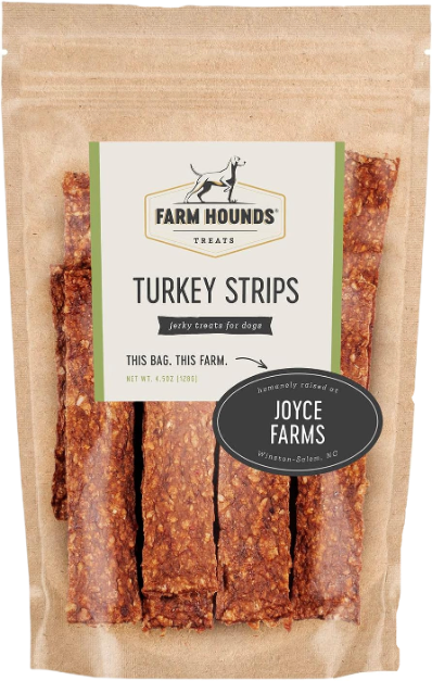 Farm Hounds Turkey Strips for Dogs