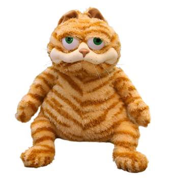 Fat Orange Plush Cat Stuffed Animals Toy