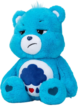 Grumpy Bear Stuffed Animal, 14 inches