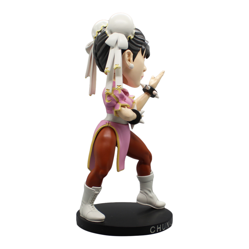 Street Fighter Chun-Li Pink Outfit Bobblehead Icon Heroes