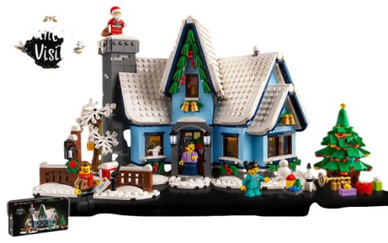 Icons Santa’s Visit Christmas House Model Building Set Affirma Distributors