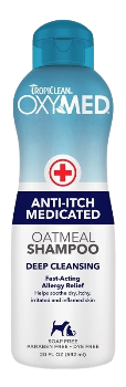 TropiClean OxyMed Medicated Shampoo 20 oz catalogdog