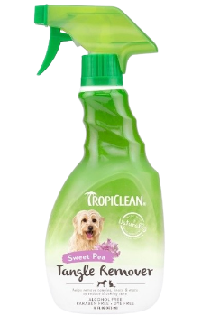 TropiClean Tangle Remover Spray Sweet Pea 16 oz catalogdog